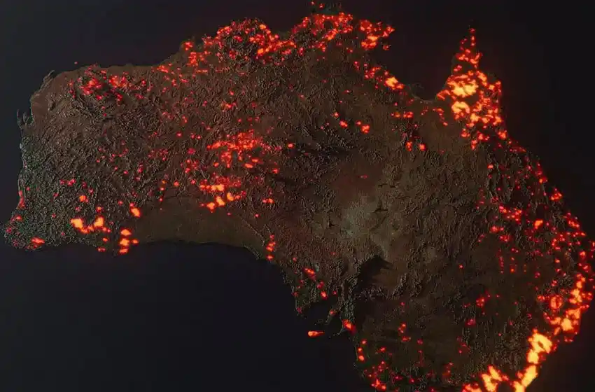 Un australiano relata la tragedia: »Nos estamos acostumbrando a vivir con el humo’’