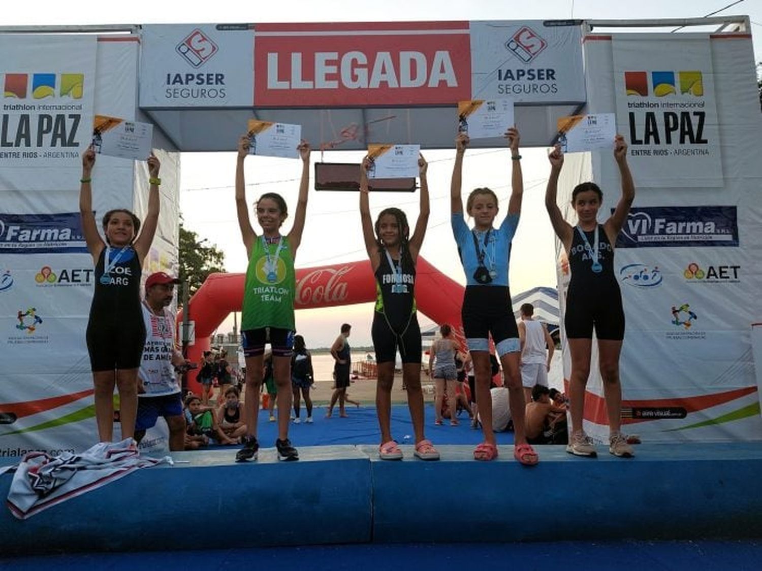 Gran actuación de Natalú en Triatlón de La Paz