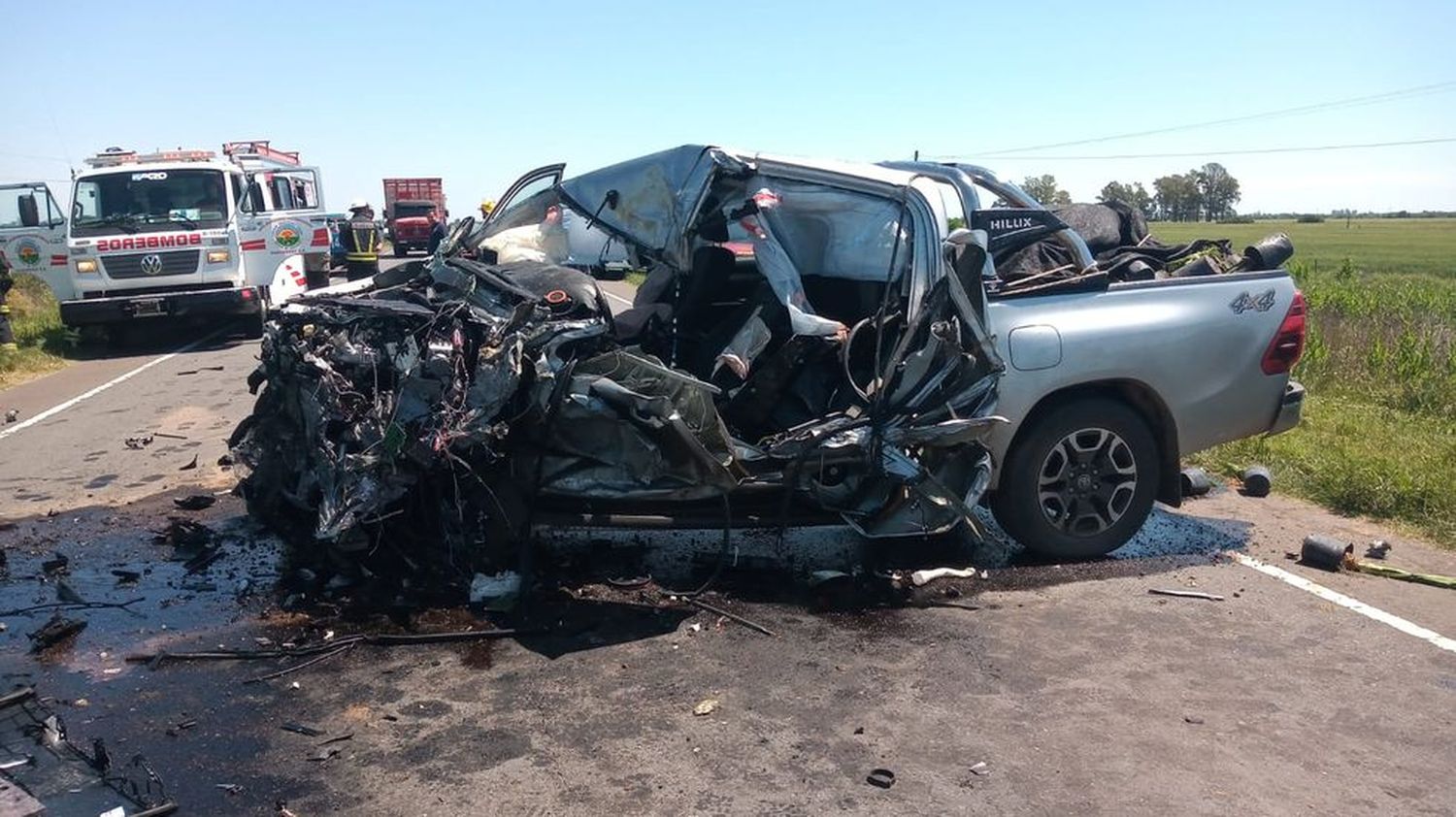 RN16: gravísimo accidente vial en cercanías a Gualeguay