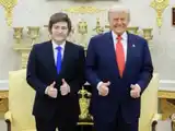 Javier Milei y Donald Trump, durante uno de sus encuentros.