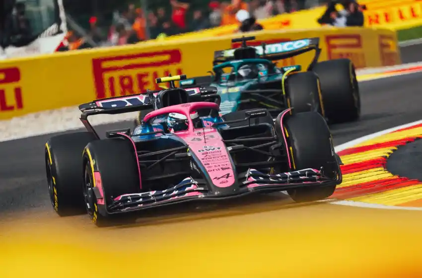 Otro trago amargo para Franco Colapinto y un aburrido episodio en el GP de Bélgica