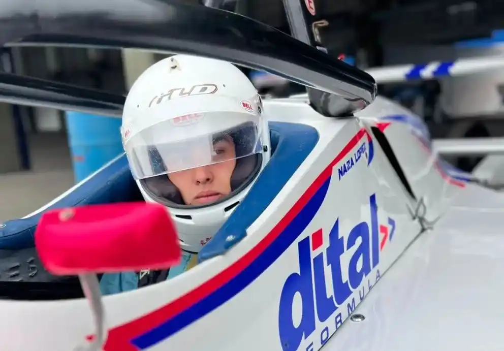 Nazareno López llegó cuarto luego de una buena remontada en la primera final del fin de semana