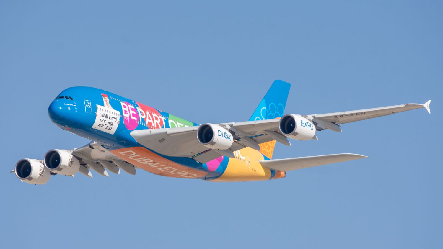 El A380 más colorido del mundo visita Sudamérica por primera vez