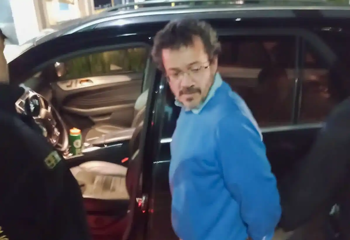 Martín del Río, al momento de su detención.