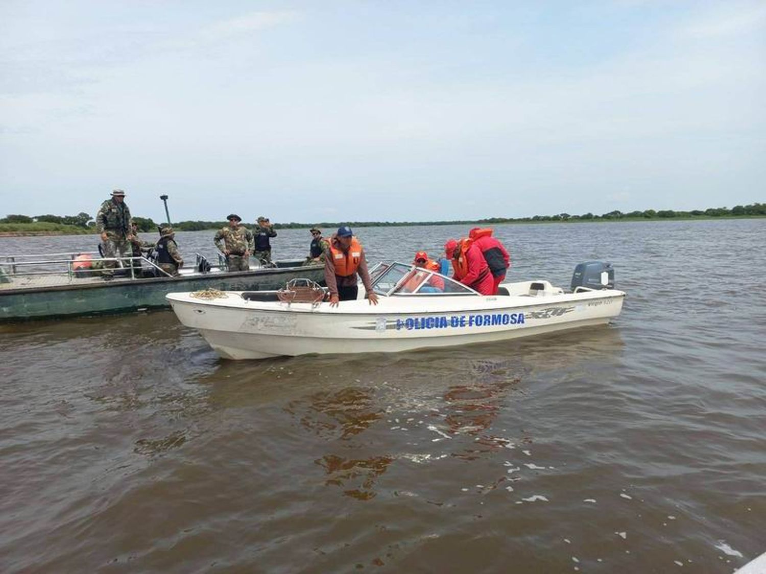 Tres pescadores desaparecieron en un riacho y 
en la búsqueda hallaron el cuerpo de uno de ellos