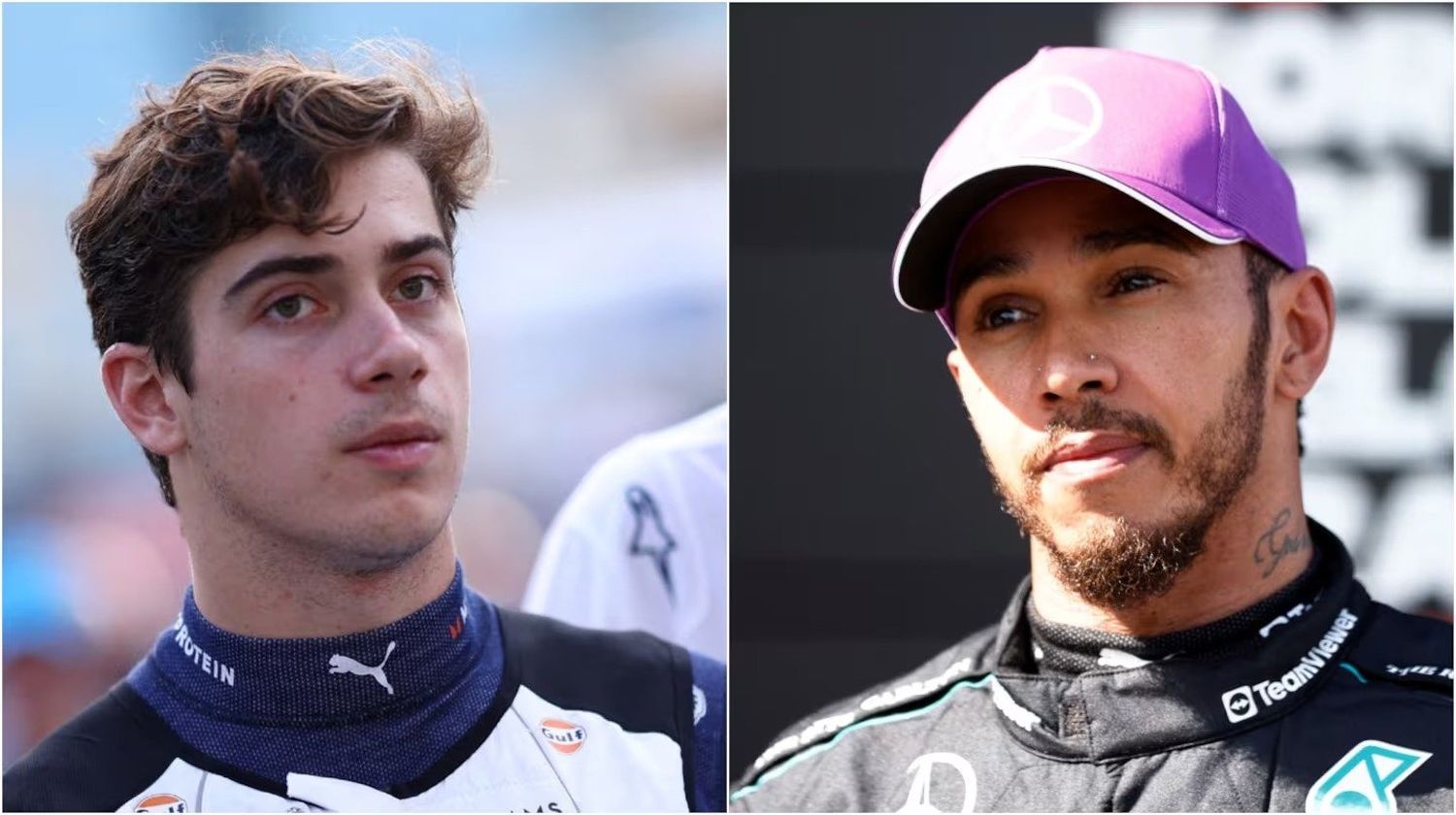 Lewis Hamilton le dedicó un mensaje especial a Franco Colapinto