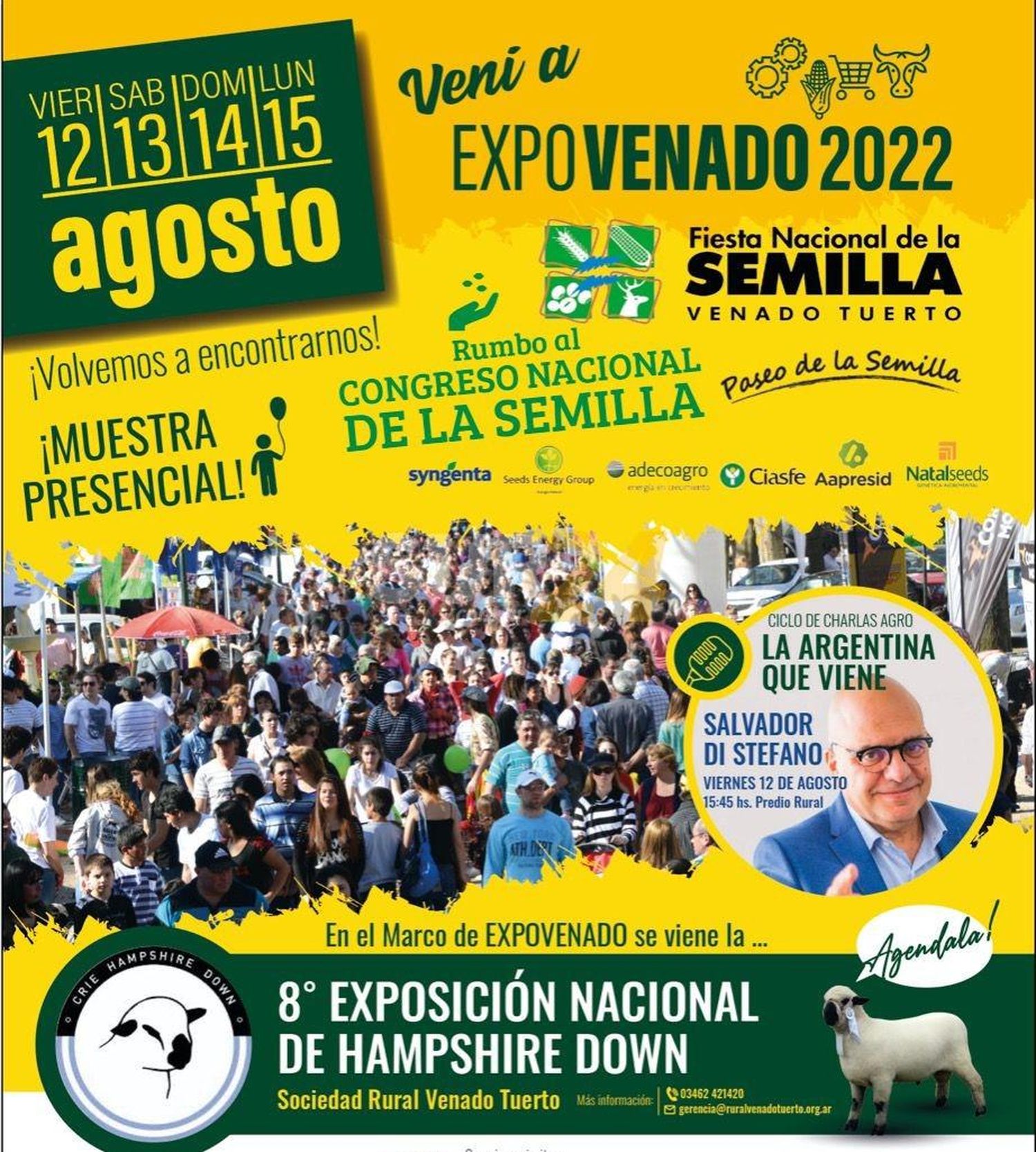 ExpoVenado confirmó su atractiva oferta de espectáculos artísticos