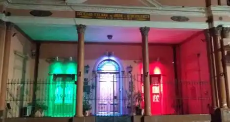 Con los colores de Italia