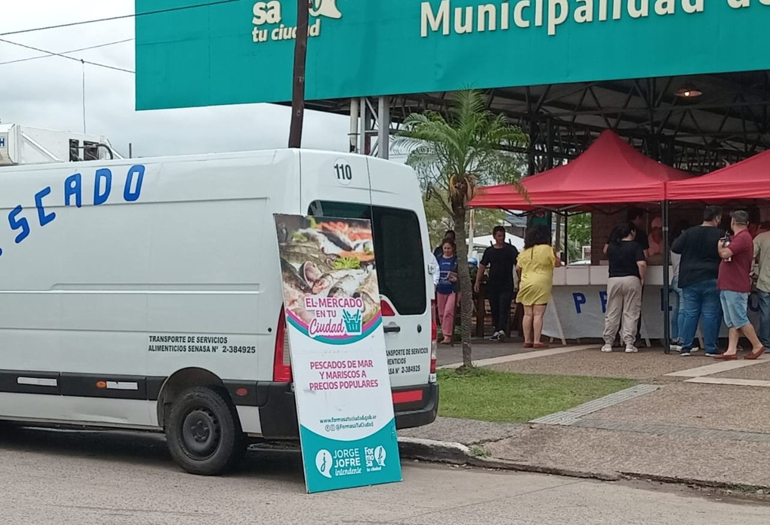 Exitosa venta de pescados de mar en la capital formoseña