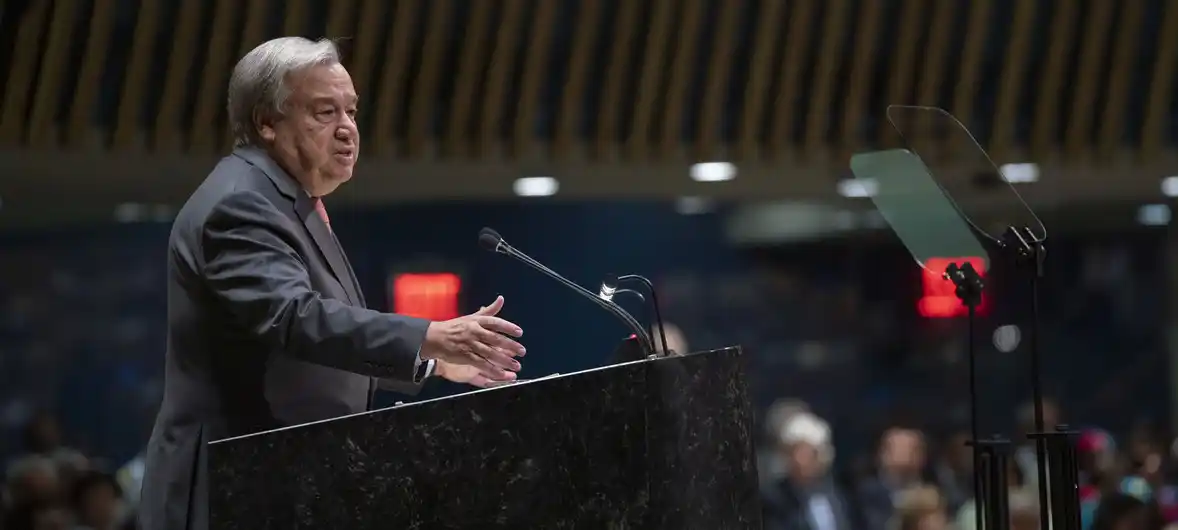 Guterres alerta sobre el riesgo de que el mundo se fracture en dos bloques