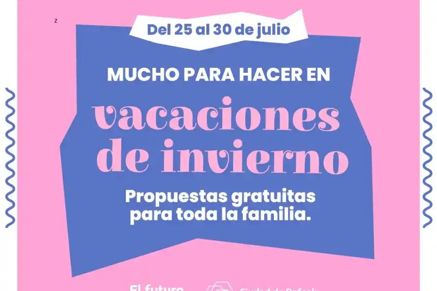 NUEVOS HORARIOS: Vacaciones de invierno, propuestas gratuitas para toda la familia
