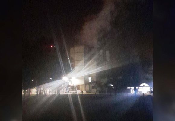 Fuego en una secadora de Maltería Quilmes