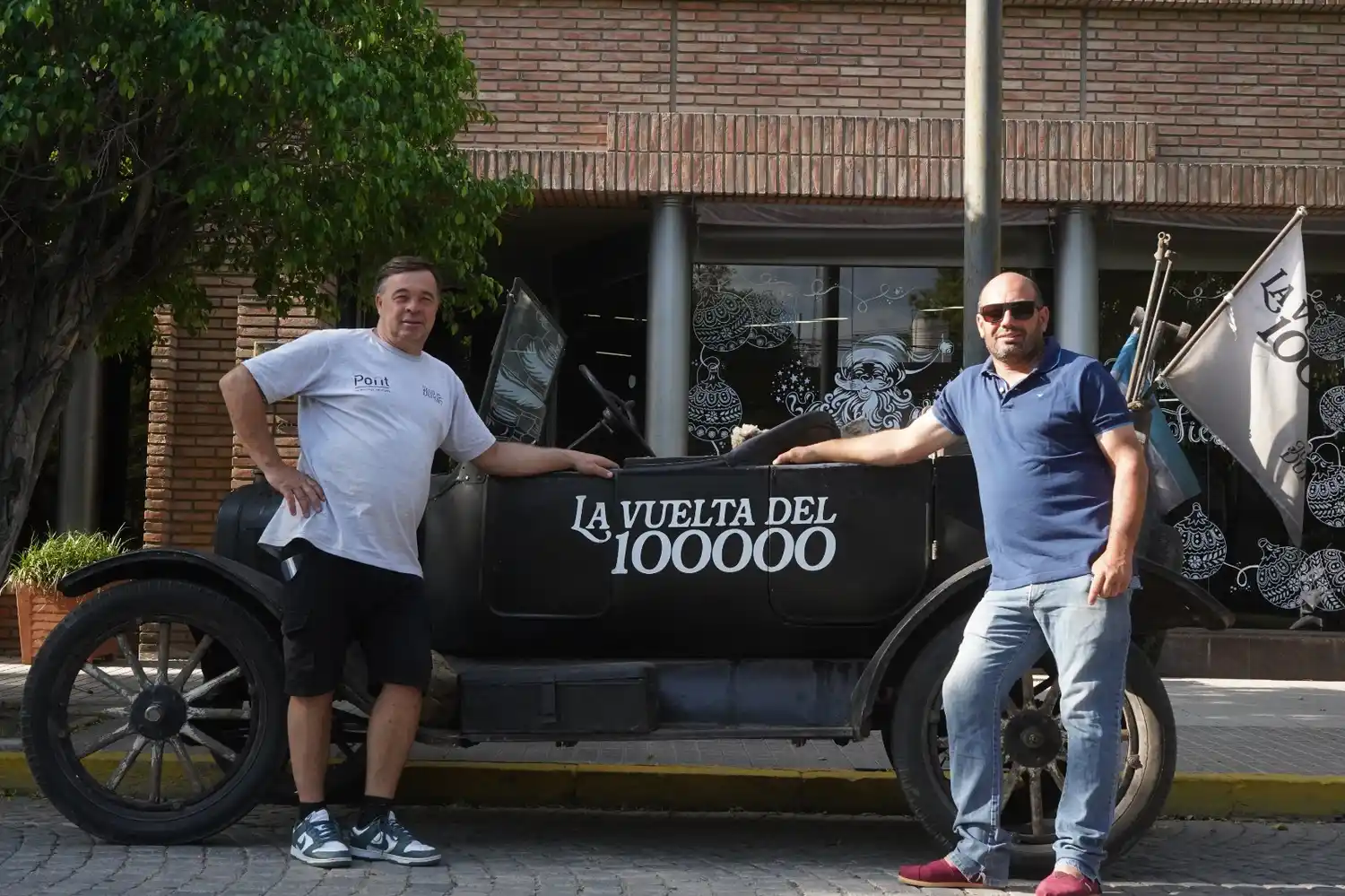 Rancaño y Dupont junto a “Haydee”.