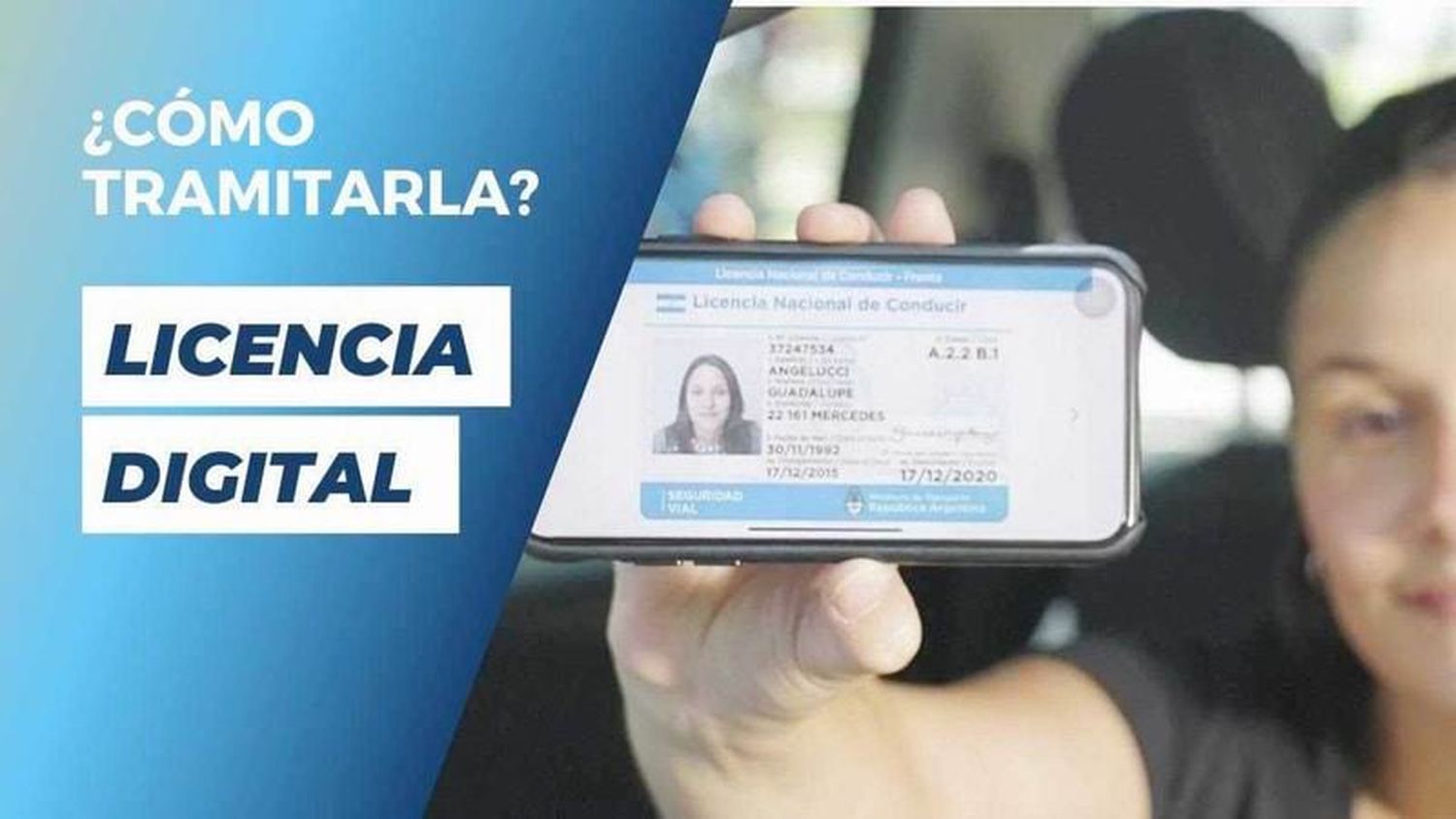 La Municipalidad solo emitirá
licencias de conducir digitales