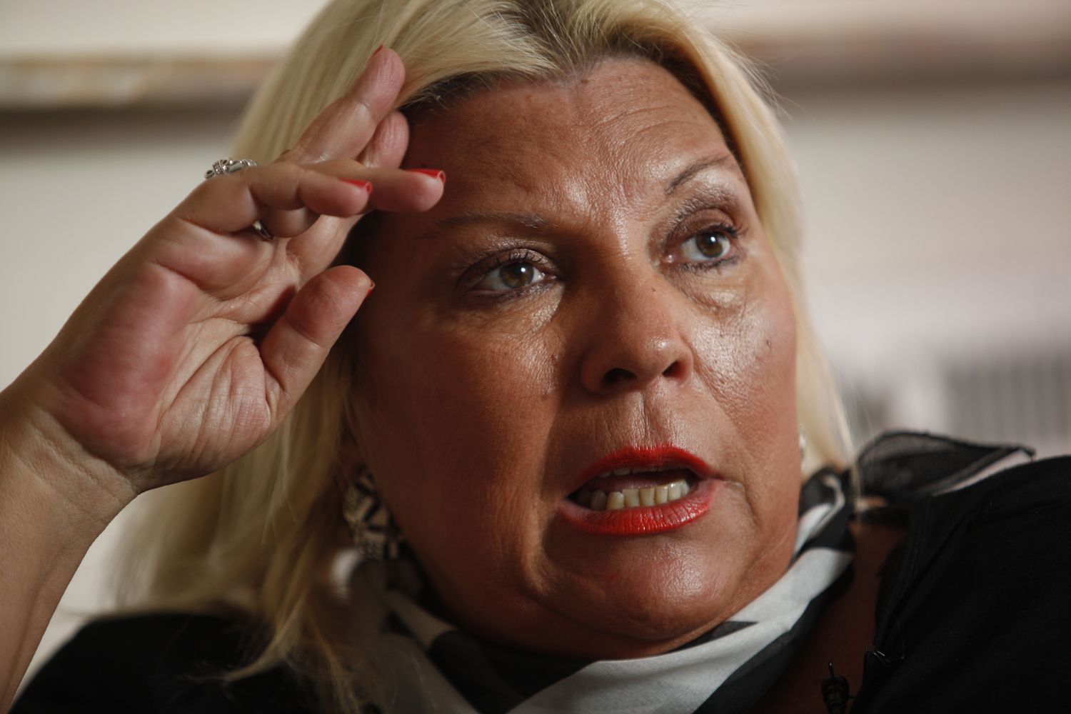 Para Lilita Carrió, la ludopatía y la adicción al sexo causan inseguridad