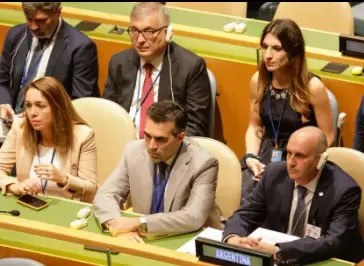 Facundo López en la ONU