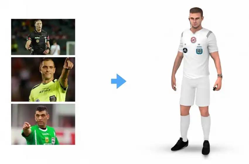 Los árbitros, de punta en blanco