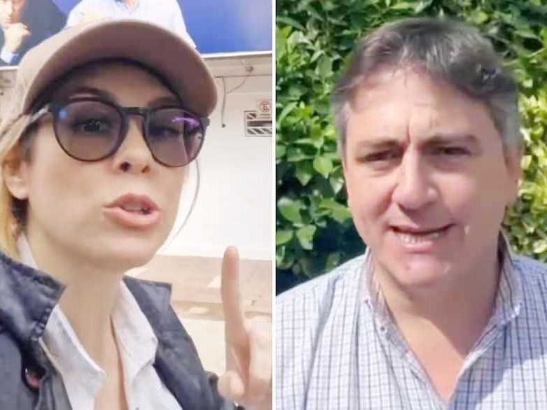 Lemoine cruzó a Paoltroni por conservar cartel 
junto a Milei en su local partidario en la ciudad
