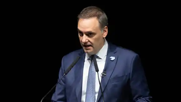 Milei le toma juramento a Manuel Adorni como nuevo Jefe de Gabinete de la Nación