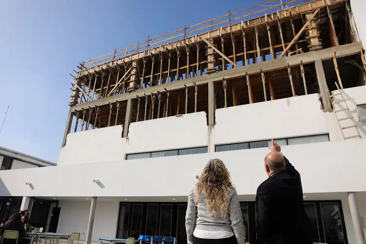 Comenzó la construcción de la etapa final del edificio del Bachillerato de Bellas Artes de la Universidad de La Plata