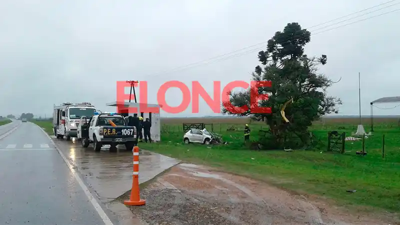 Dos personas murieron este jueves en un accidente ocurrido en la ruta 11