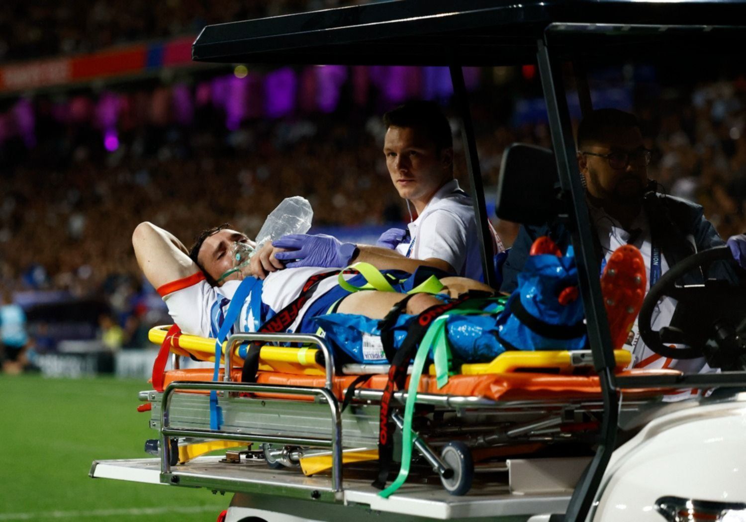 La durísima fractura de un jugador de Namibia en el Mundial de Rugby