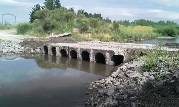 Azul: Fue reacondicionado el puente del AMCA