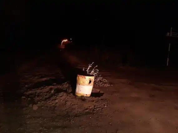 Pozo en el barrio Golf