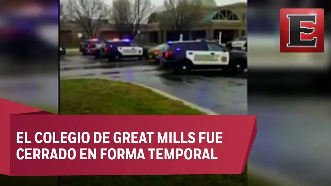 Tiroteo en escuela de Maryland deja dos heridos