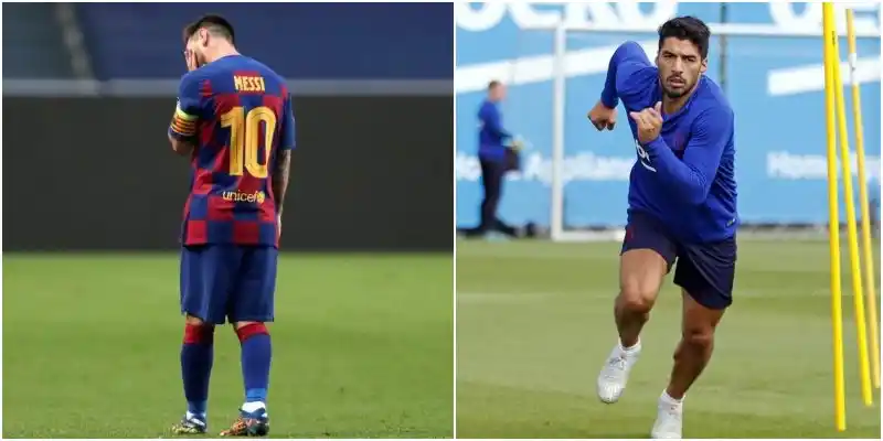 Messi no se presenta a las pruebas PCR del Barcelona, Suárez sí