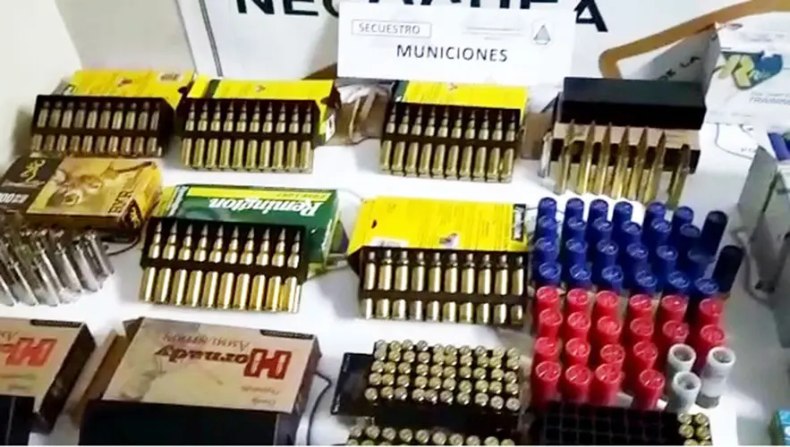 Secuestran cuatro armas y casi 1.500 municiones de una casa