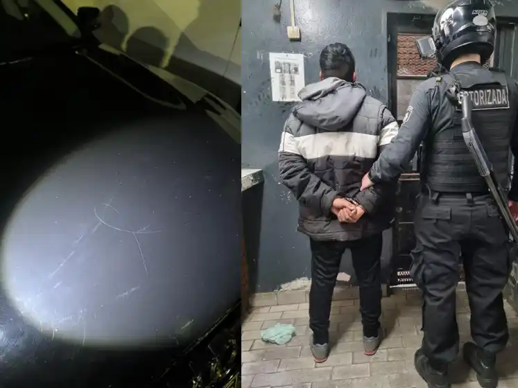 Detuvieron a un cuidacoches que rayó un auto tras exigir dinero para estacionar.