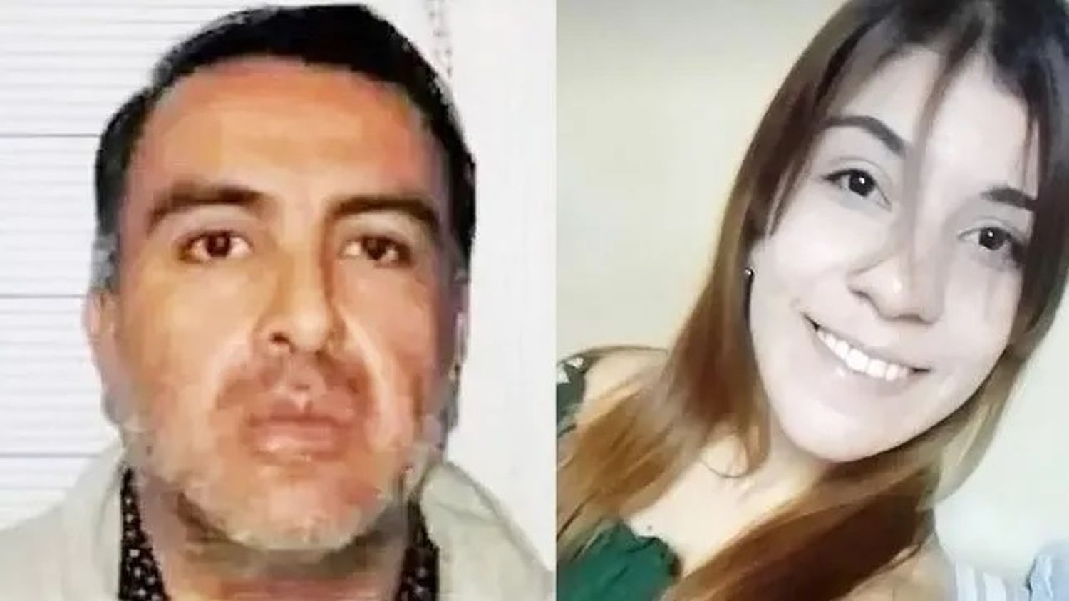 Horacio Rafael Benítez (42) y Luisina Leoncino, la joven asesinada.