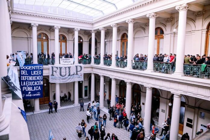 El rectorado de la UNLP