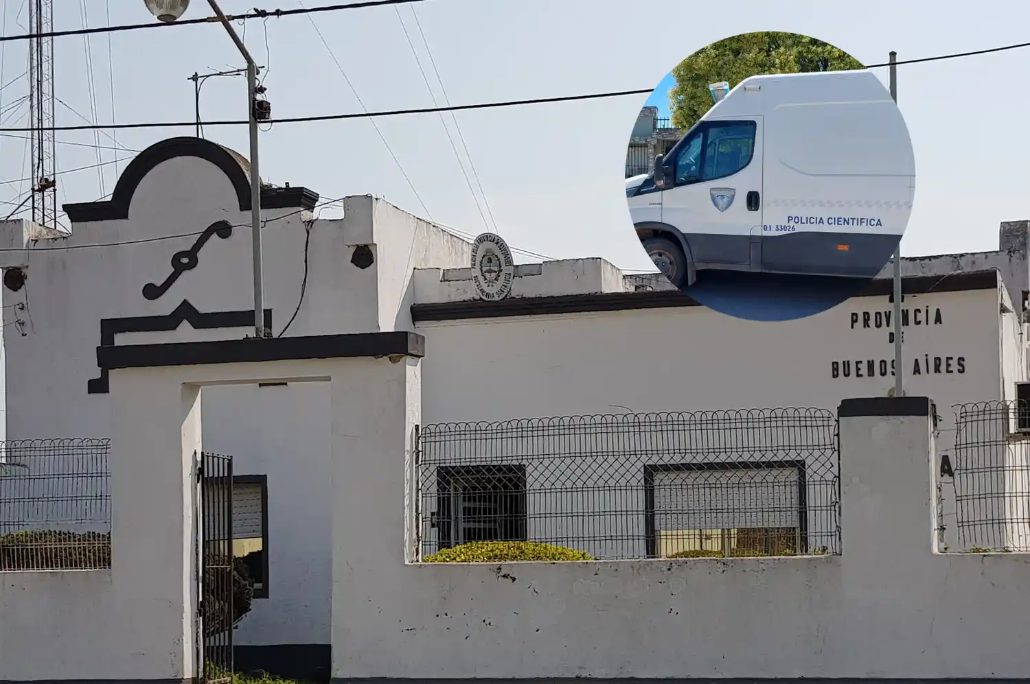 Policía Científica y personal del destacamento de Santa Lucía intervenían en el caso.