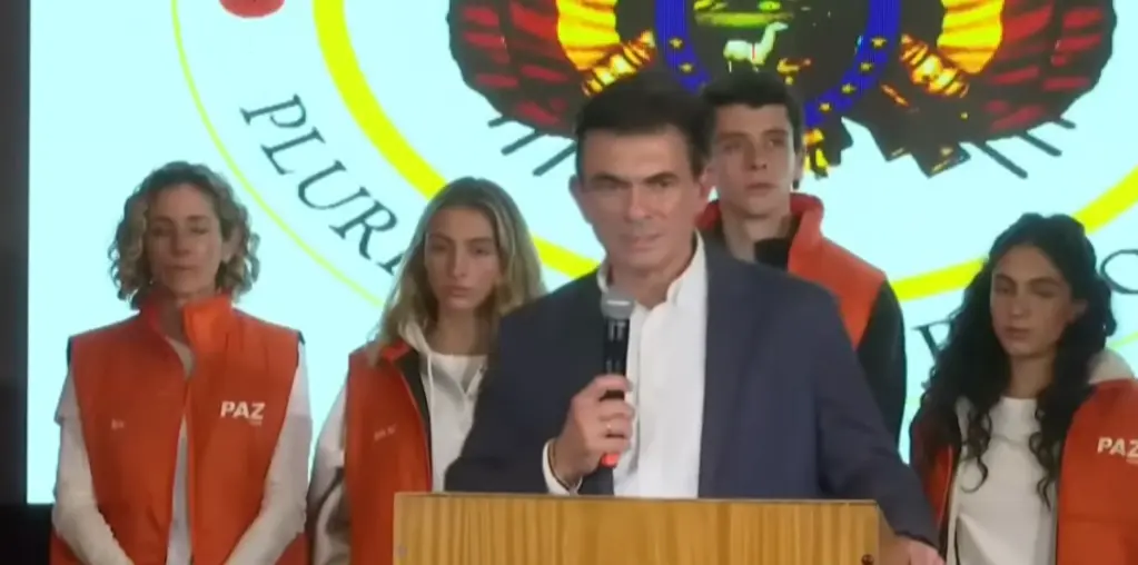 Rodrigo Paz habló al pais tras su triunfo en las elecciones