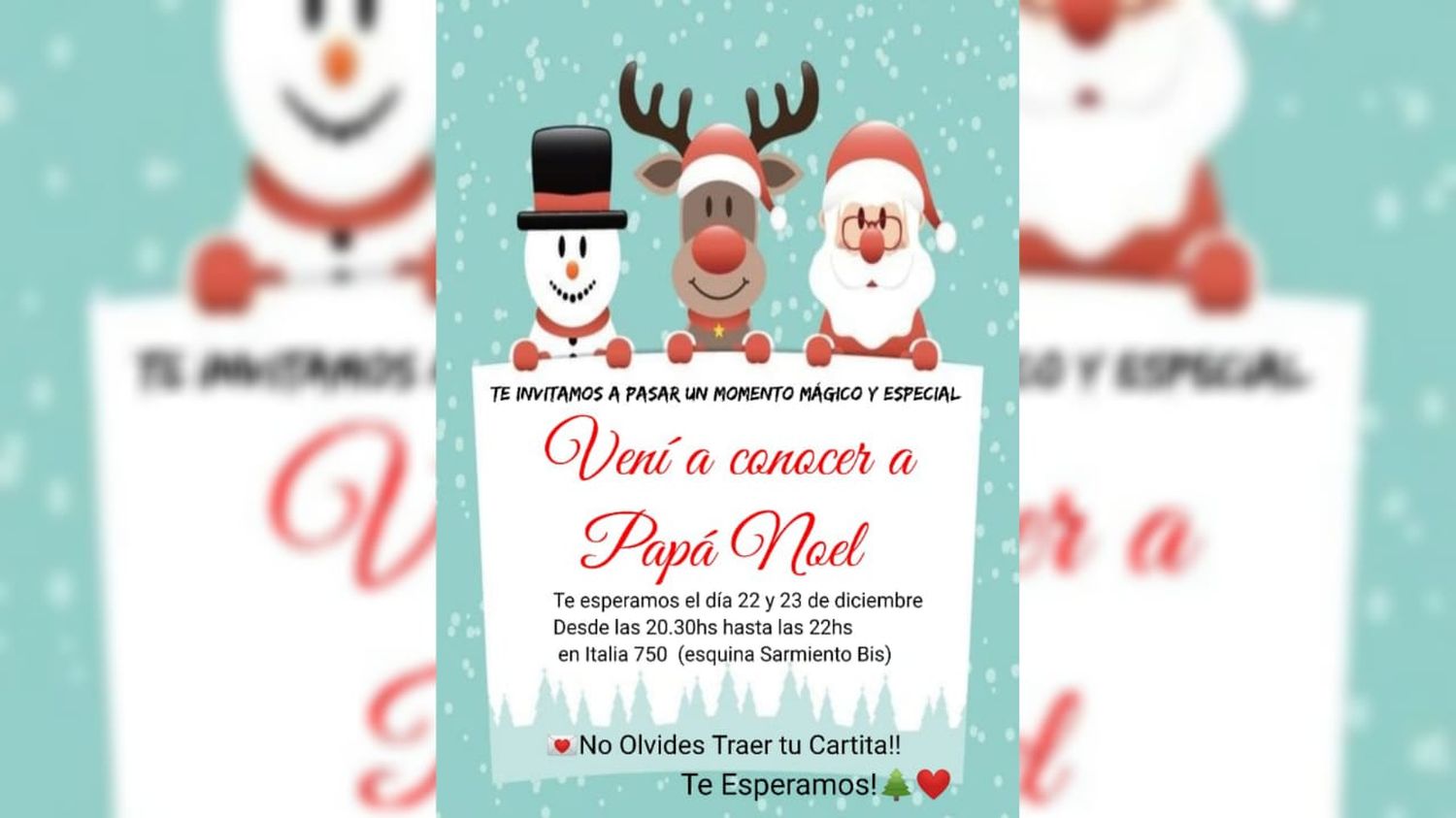 Hoy es el último día para acercarle tu carta  Papá Noel
