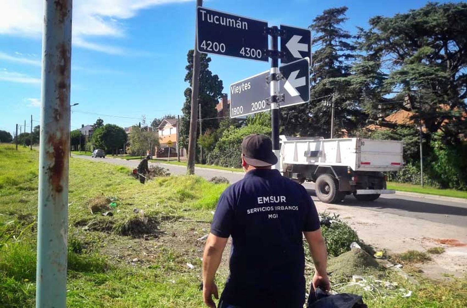 El Municipio limpió terrenos lindantes a la Villa de Paso