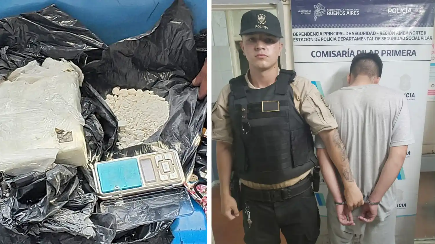 Los aprehendidos quedaron imputados por Tenencia de drogas con fines de comercialización.