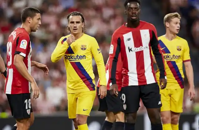 Liga española: Barcelona, sin Messi, aburrió en su debut y perdió ante Bilbao
