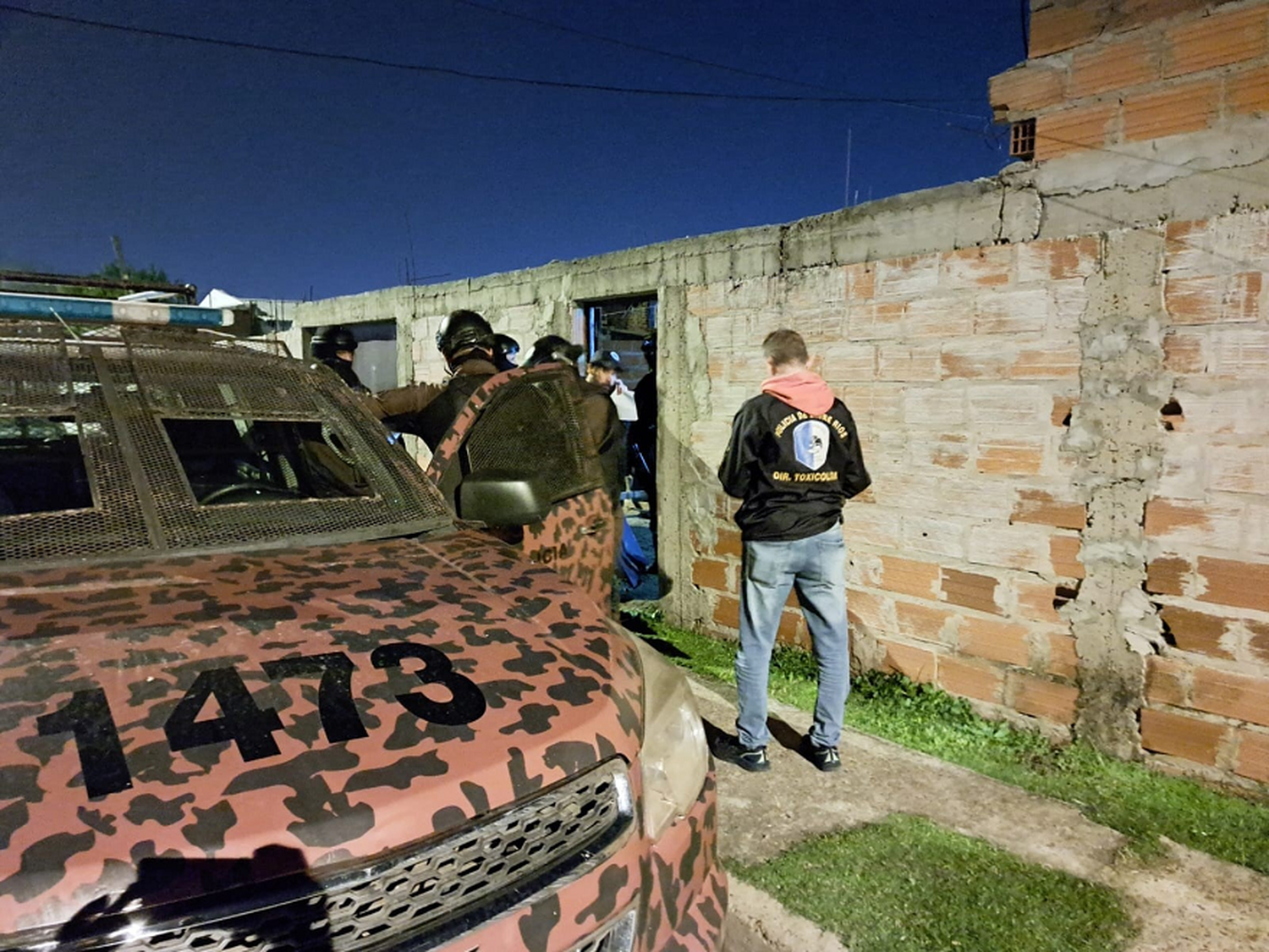 Dos detenidos y allanamientos por narcomenudeo en Concordia