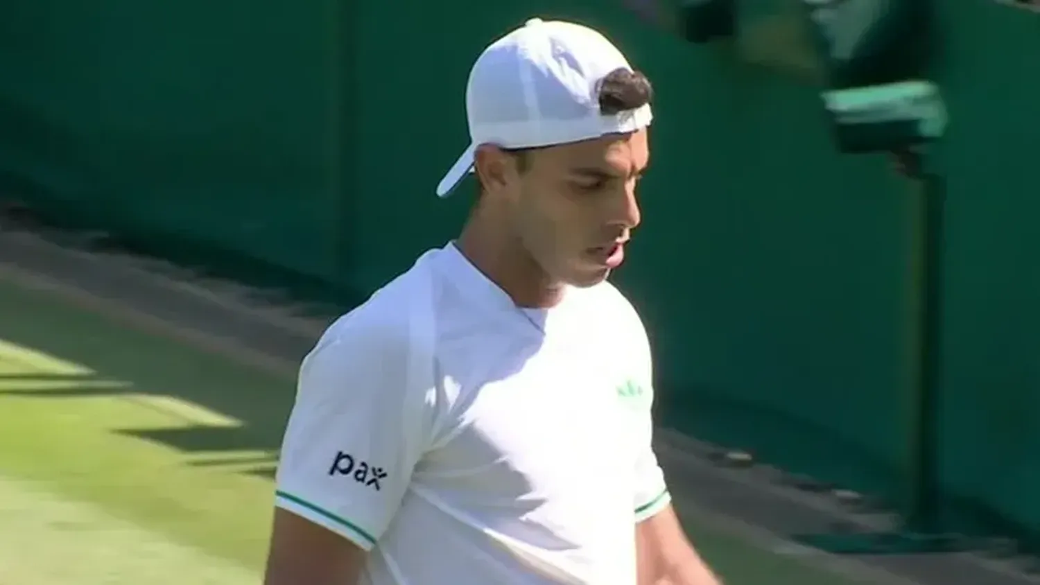 Wimbledon: Cerúndolo fue de más a menos y quedó eliminado en el debut