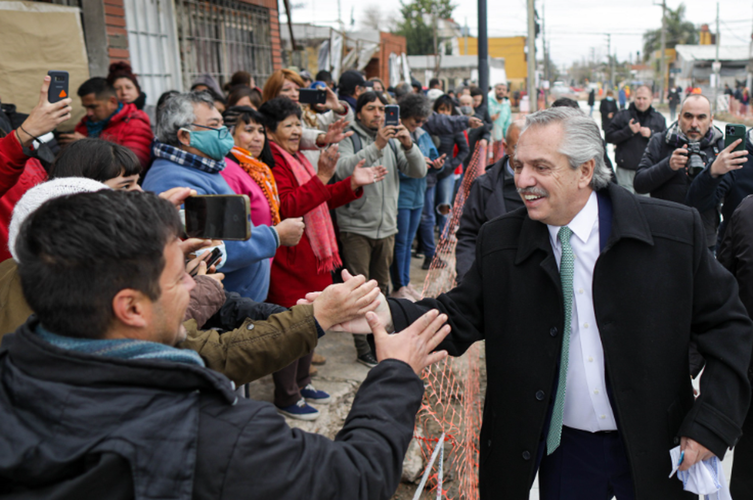 El presidente Alberto Fernández respaldó desde Berazategui los anuncios de Batakis