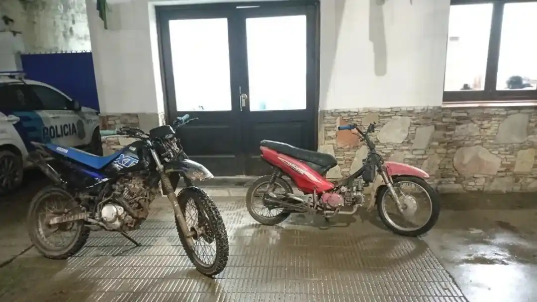 Las motos secuestradas