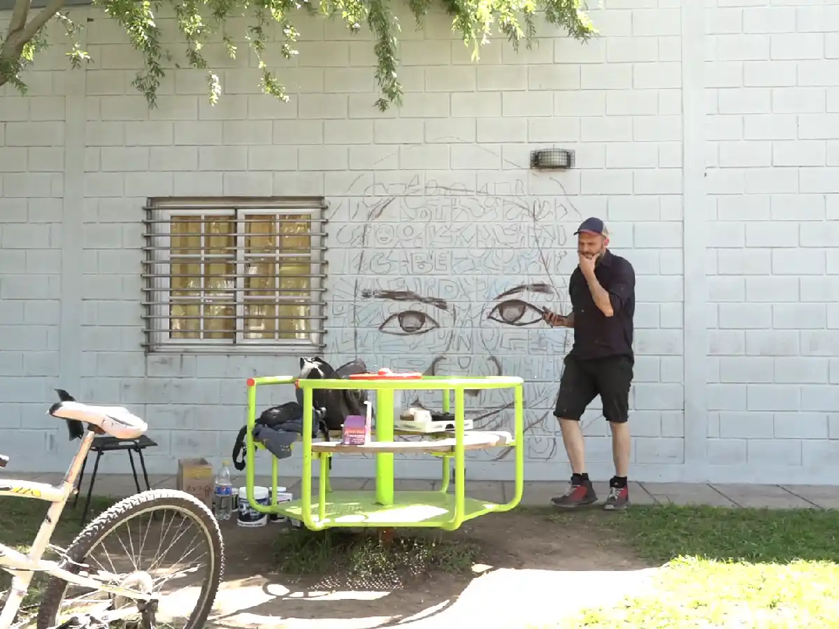 El fondo de barrio San Cayetano se teñirá de colores con un mural 