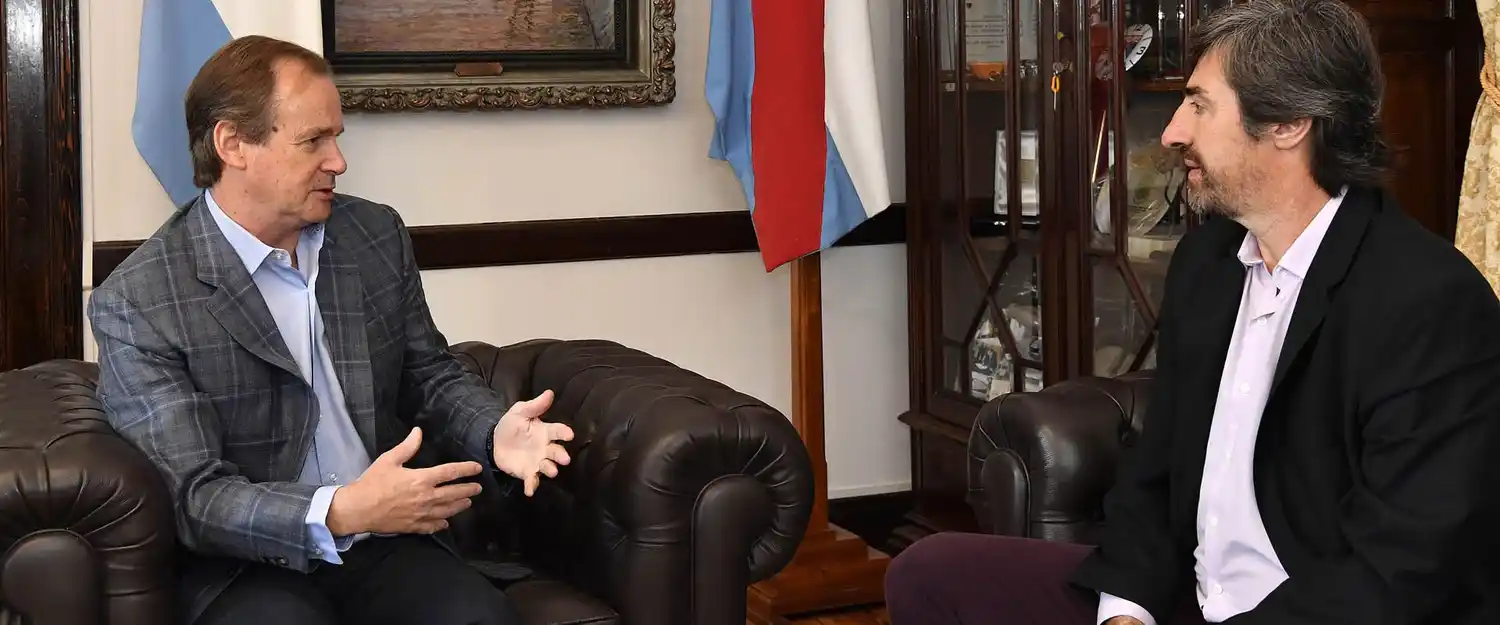 Bordet analizó la agenda legislativa y la coyuntura política con el senador Giano