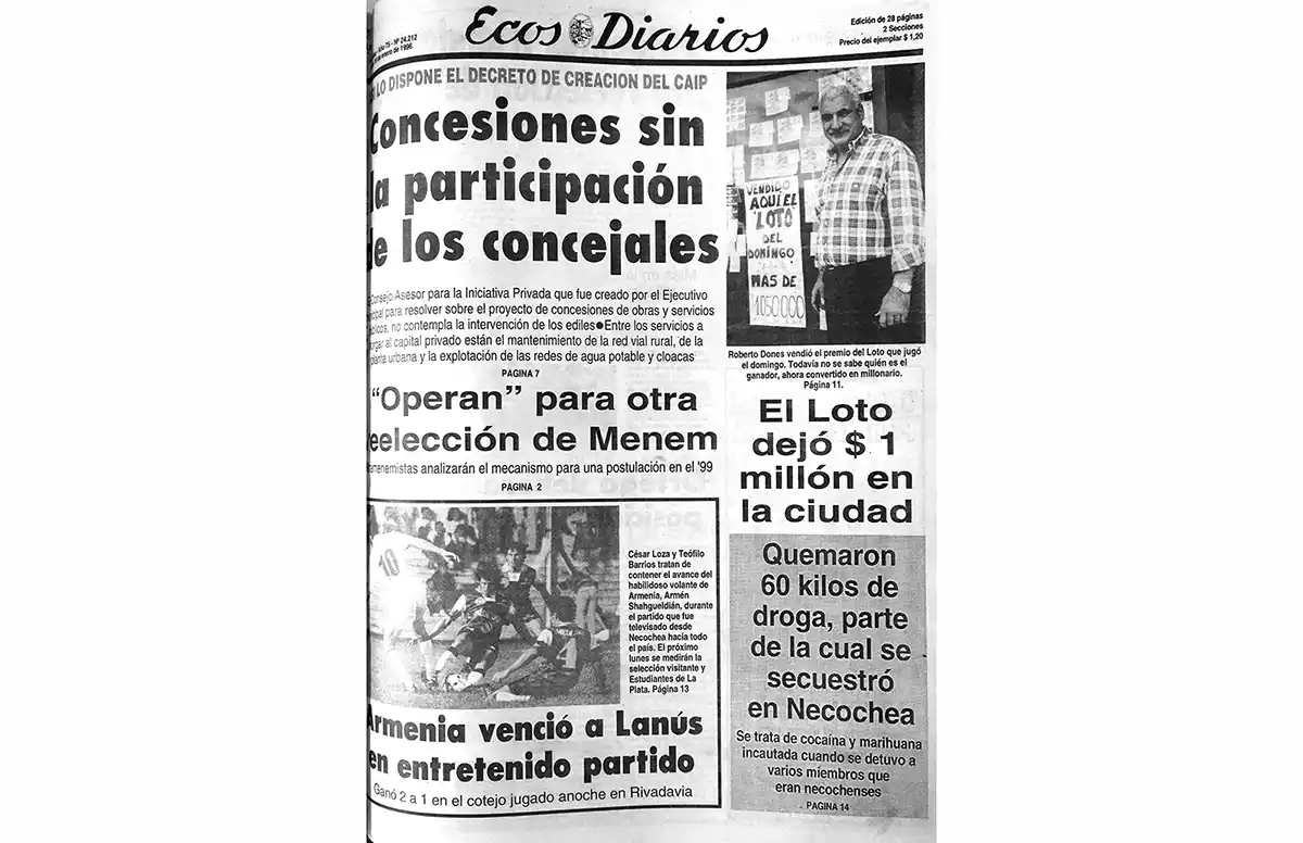 Viernes 26 de enero de 1996