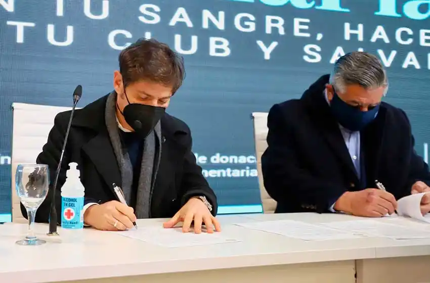 La Provincia firmó un convenio con la AFA para alentar la donación de plasma