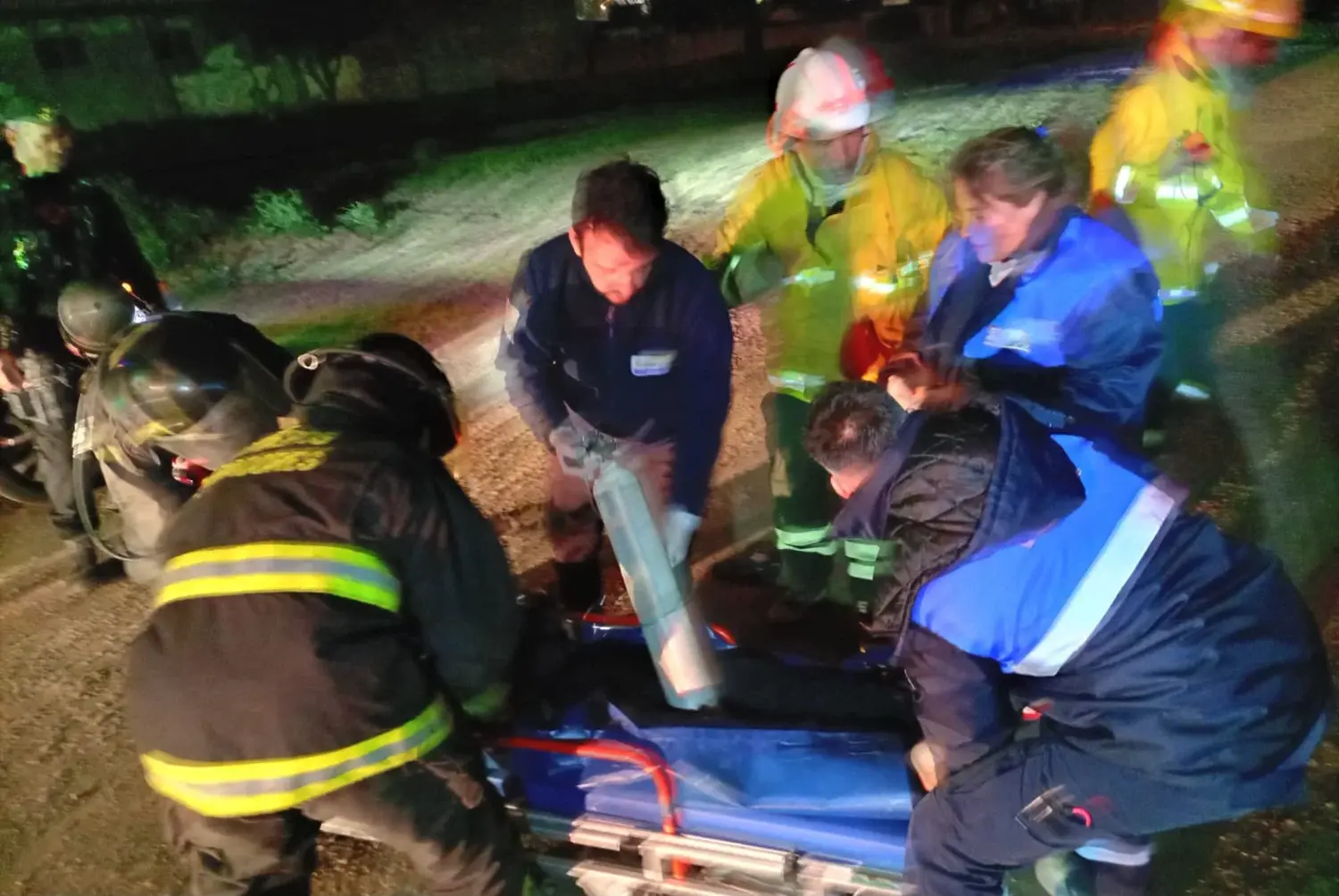 Incendio en una vivienda precaria en Rafaela: un hombre resultó herido