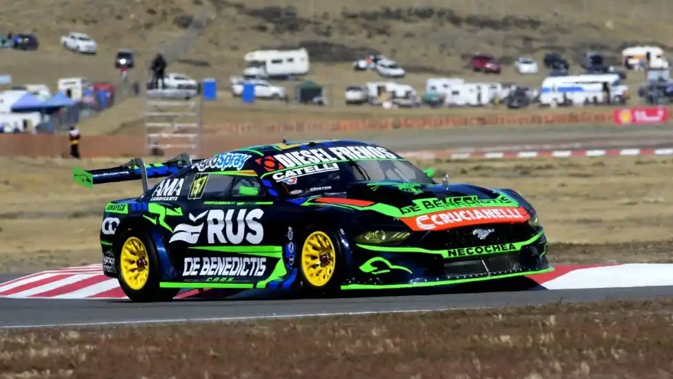 Juan Bautista De Benedictis venía en un gran fin de semana, pero debió abandonar